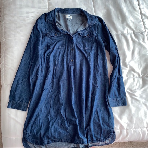 OLD NAVY DENIM DRESS - Picture 1 of 2